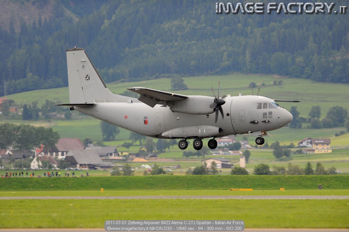 2011-07-01 Zeltweg Airpower 6422 Alenia C-27J Spartan - Italian Air Force